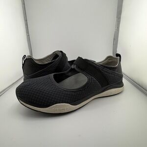 KURU Shoes Womens Size 9.5 Black Mary Jane Walking Comfort Flats Athletic